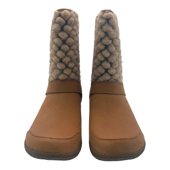 Merrell Encore Kassie Tall Wool Fashion Boot Natural Tan US Women's 5 - Picture 4 of 8